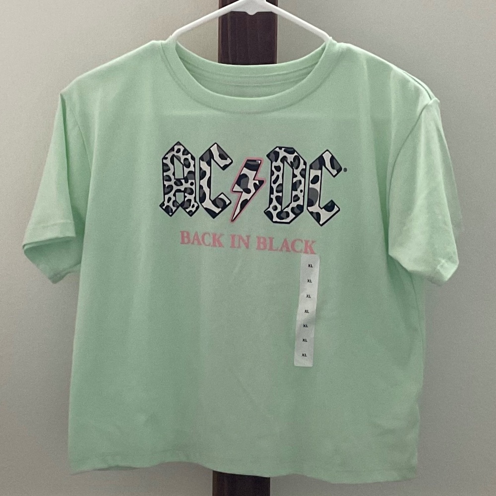 Green AC/DC shirt